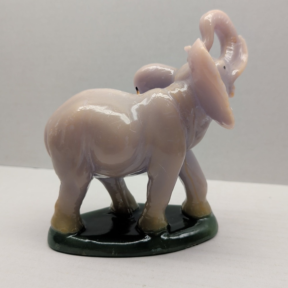 Lot of 5 Vintage Elephant Shaped Novelty Decorative Candle Wax Figurine - Picture 3 of 16